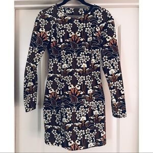 Corduroy Floral Dress